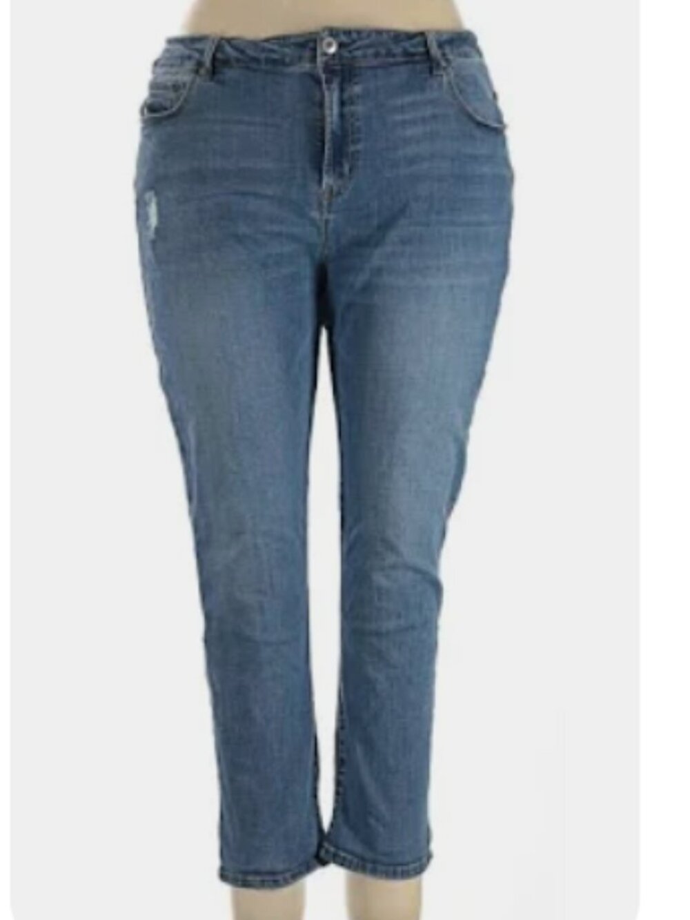 Rebel by Rebel Wilson x Angels Ryot Tomboy Jeans Stretch High Waisted Size 16W